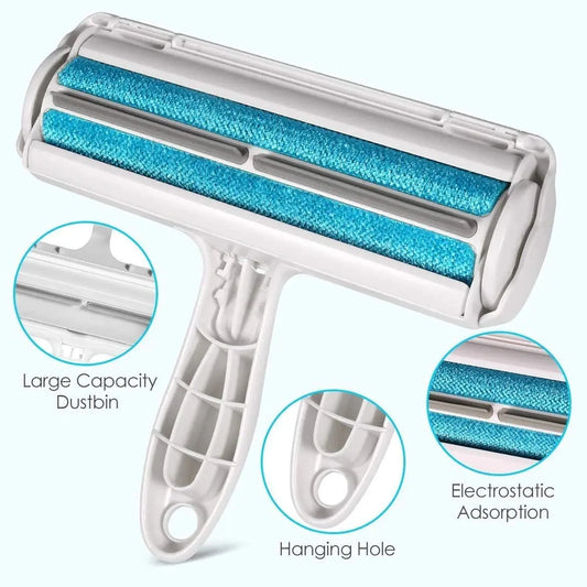 Reusable Pet Hair Remover Roller – Lint Brush for Dog & Cat Fur on Clothes, Sofa & Car Seats