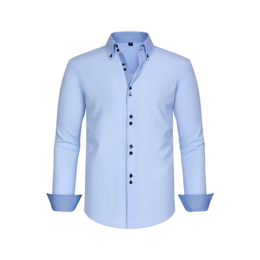 Men's Stretch Polka Dot Shirt