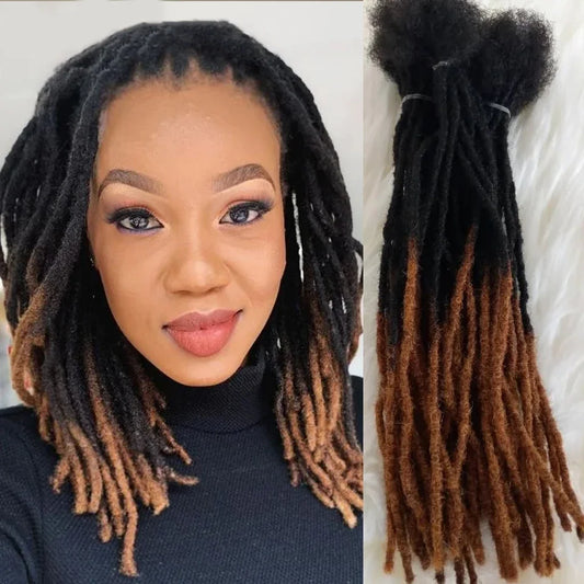 Brazilian Human Hair Dreadlocks Loc Extensions Kinky Straight Wholesale Crochet Braids Remy Hair Extensions 10 20 40 60 Strands