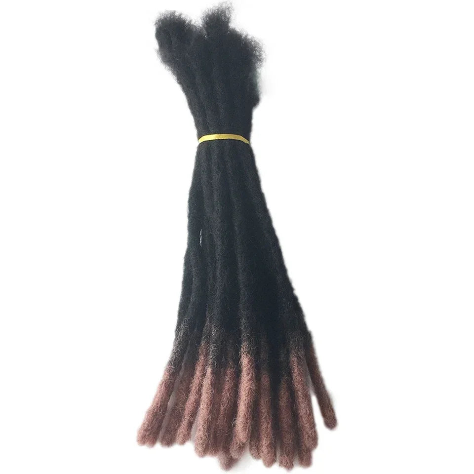 Brazilian Human Hair Dreadlocks Loc Extensions Kinky Straight Wholesale Crochet Braids Remy Hair Extensions 10 20 40 60 Strands