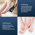 Râpe électrique rechargeable pour callosités des pieds