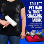 Reusable Pet Hair Remover Roller – Lint Brush for Dog & Cat Fur on Clothes, Sofa & Car Seats