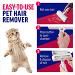 Reusable Pet Hair Remover Roller – Lint Brush for Dog & Cat Fur on Clothes, Sofa & Car Seats