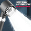 3-Mode High-Pressure Filtered Shower Head with Massage Brush