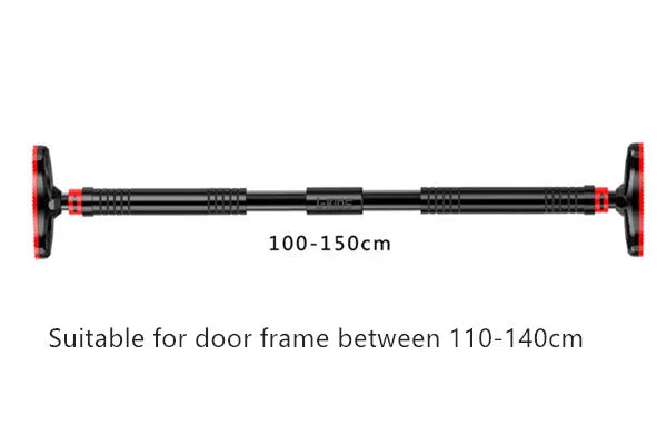 Adjustable Steel Door Pull-Up Bar – Home Workout Horizontal Bar for Pull-Ups & Core Training