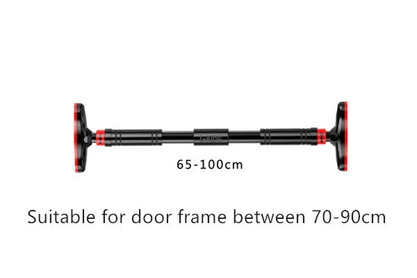 Adjustable Steel Door Pull-Up Bar – Home Workout Horizontal Bar for Pull-Ups & Core Training