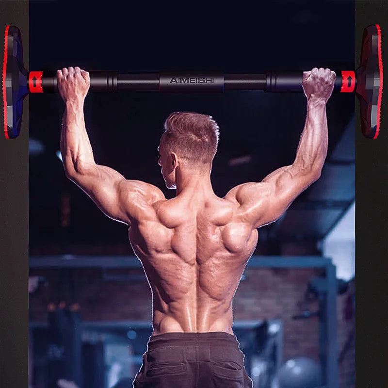 Adjustable Steel Door Pull-Up Bar – Home Workout Horizontal Bar for Pull-Ups & Core Training