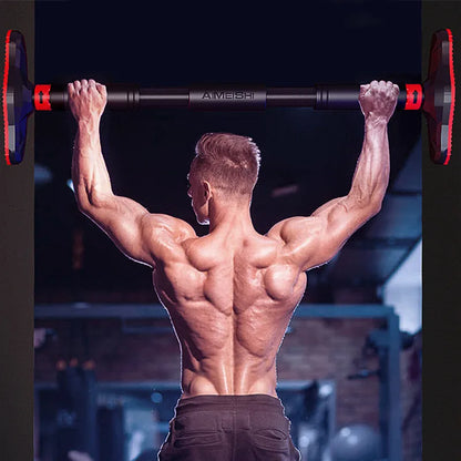 Adjustable Steel Door Pull-Up Bar – Home Workout Horizontal Bar for Pull-Ups & Core Training