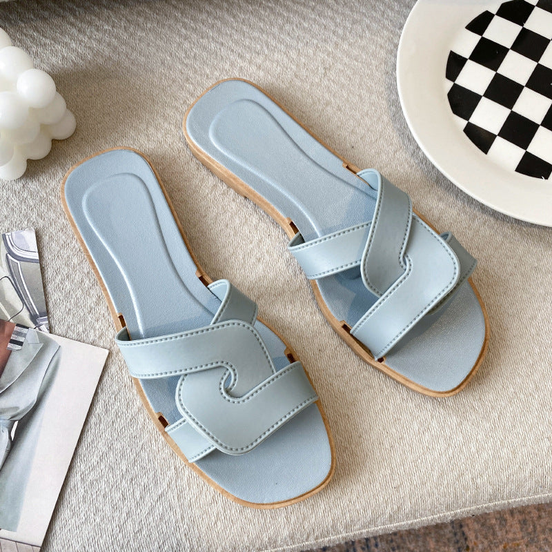 K-Style Women's Fashion Slippers – Summer Outdoor Slides