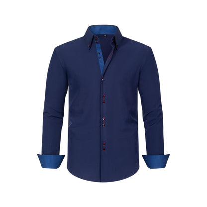 Men's Stretch Polka Dot Shirt