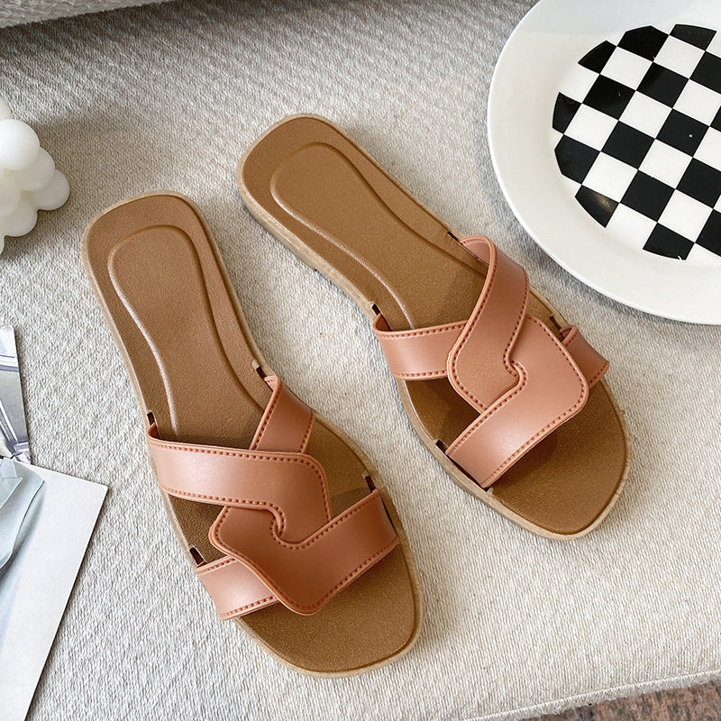 K-Style Women's Fashion Slippers – Summer Outdoor Slides