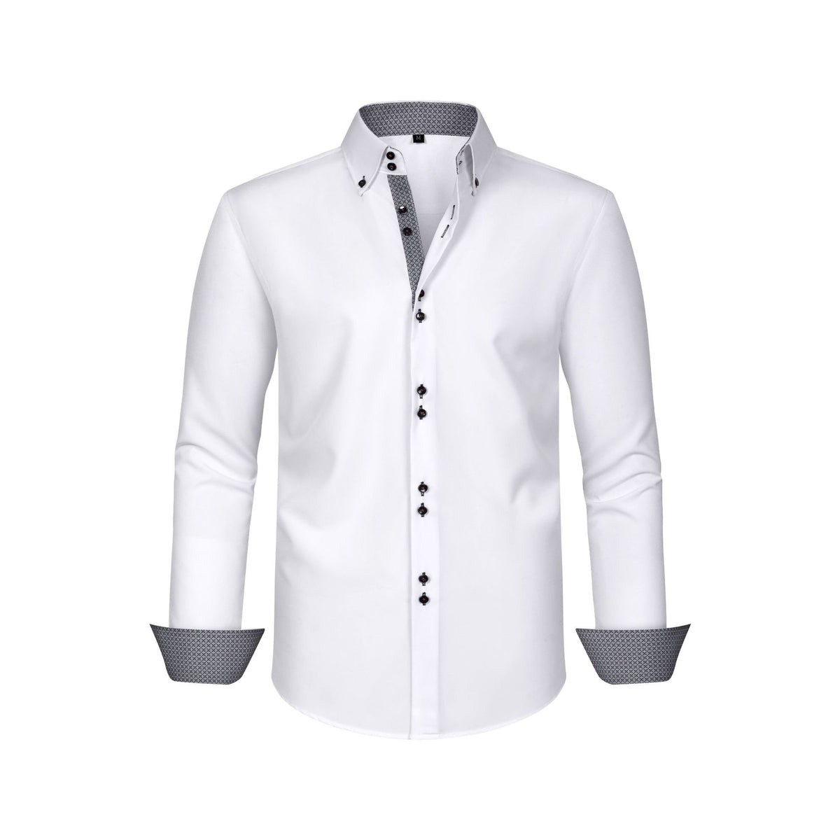 Men's Stretch Polka Dot Shirt