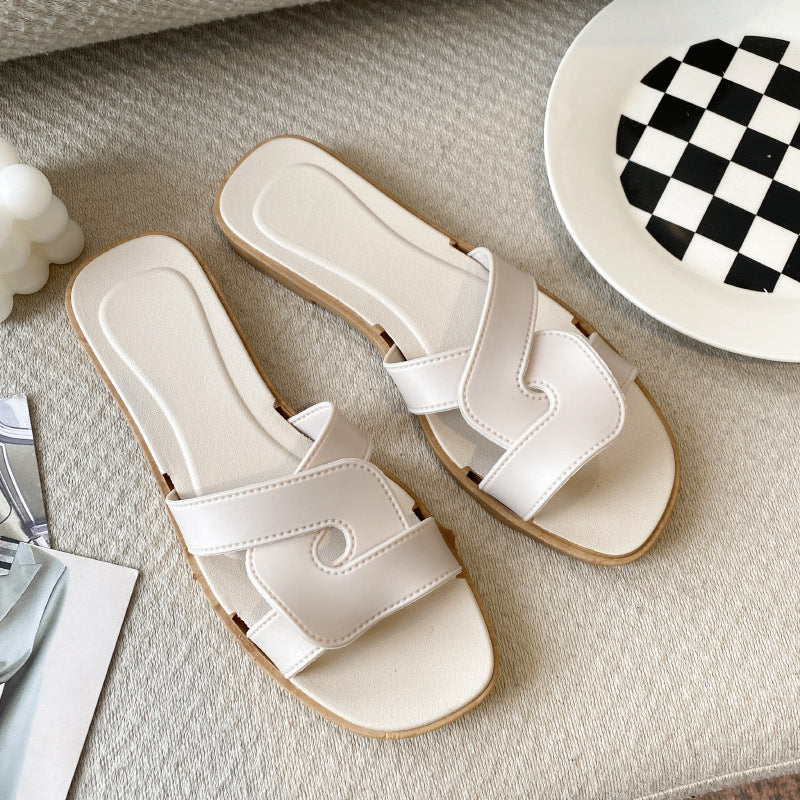 K-Style Women's Fashion Slippers – Summer Outdoor Slides
