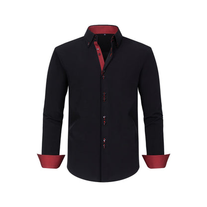Men's Stretch Polka Dot Shirt