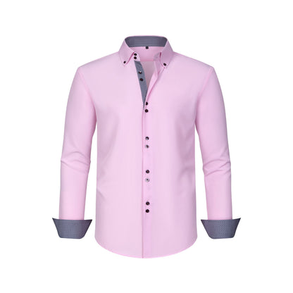 Men's Stretch Polka Dot Shirt