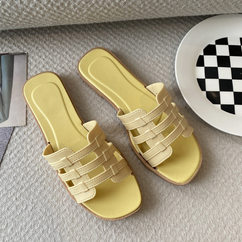 K-Style Women's Fashion Slippers – Summer Outdoor Slides