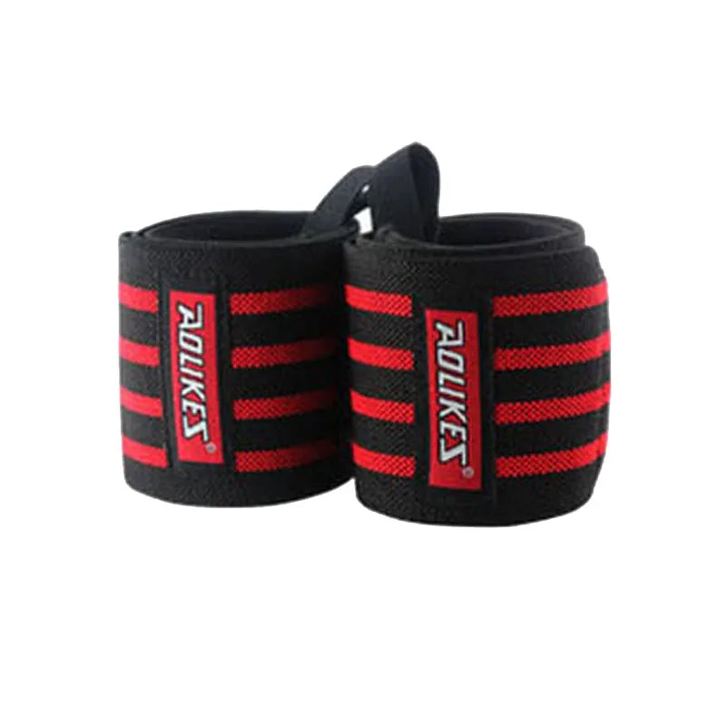 AOLIKES Wrist Wraps – Professional Weightlifting Wrist Support with Thumb Loop (1 Pair)
