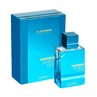 AL HARAMAIN Amber Oud Aqua Dubai Eau de Cologne – Unisex Long-Lasting Fragrance 60ml