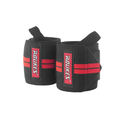 AOLIKES Wrist Wraps – Professional Weightlifting Wrist Support with Thumb Loop (1 Pair)