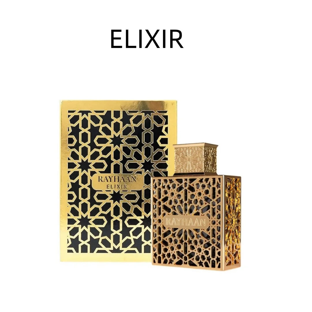 Rayhaan Luxury Perfume Collection – Elixir, Crimson, Divine & Obsidian Kiss (EDP 100ml)