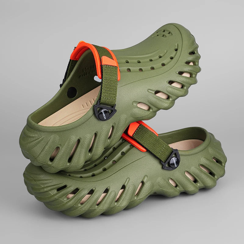 Men's Slip-On Shoes – Lightweight EVA Waterproof Driving Clogs