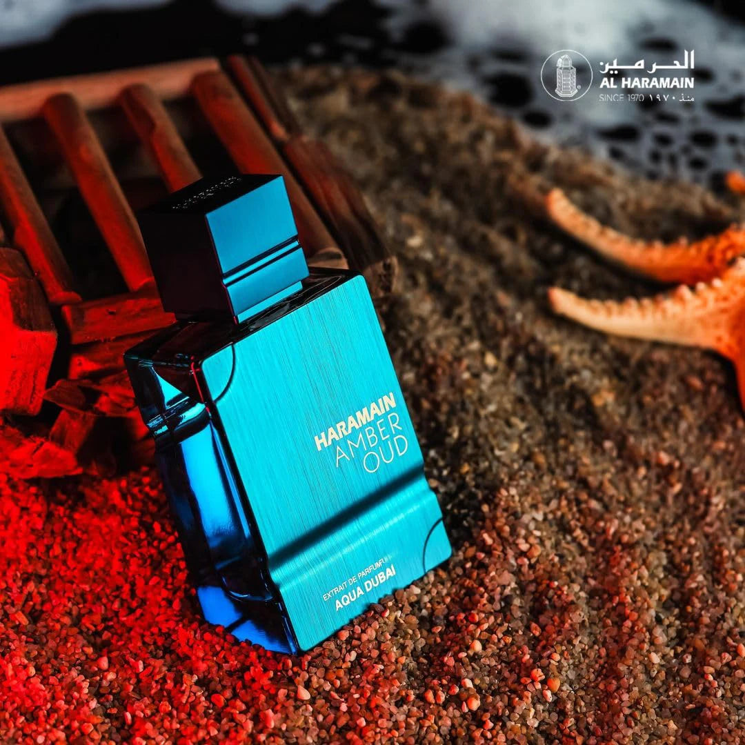 AL HARAMAIN Amber Oud Aqua Dubai Eau de Cologne – Unisex Long-Lasting Fragrance 60ml