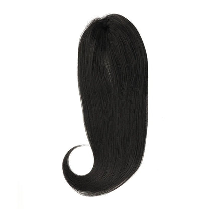 Synthetic Straight Hair Tail Curl Black 16 18 20‘’ 6 Bundles With Closure High Temperature Fiber Weave Hair Extensions For Women