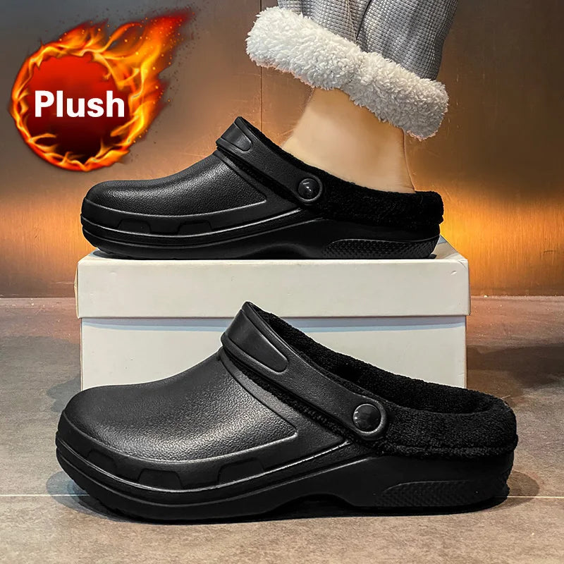Men's Slip-On Shoes – Lightweight EVA Waterproof Driving Clogs