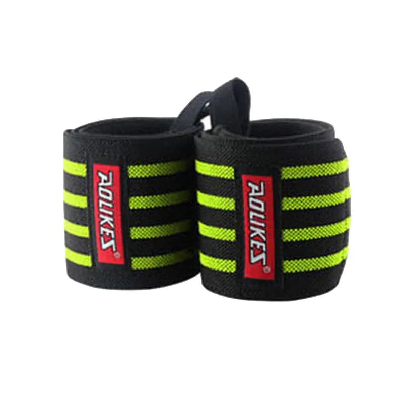 AOLIKES Wrist Wraps – Professional Weightlifting Wrist Support with Thumb Loop (1 Pair)