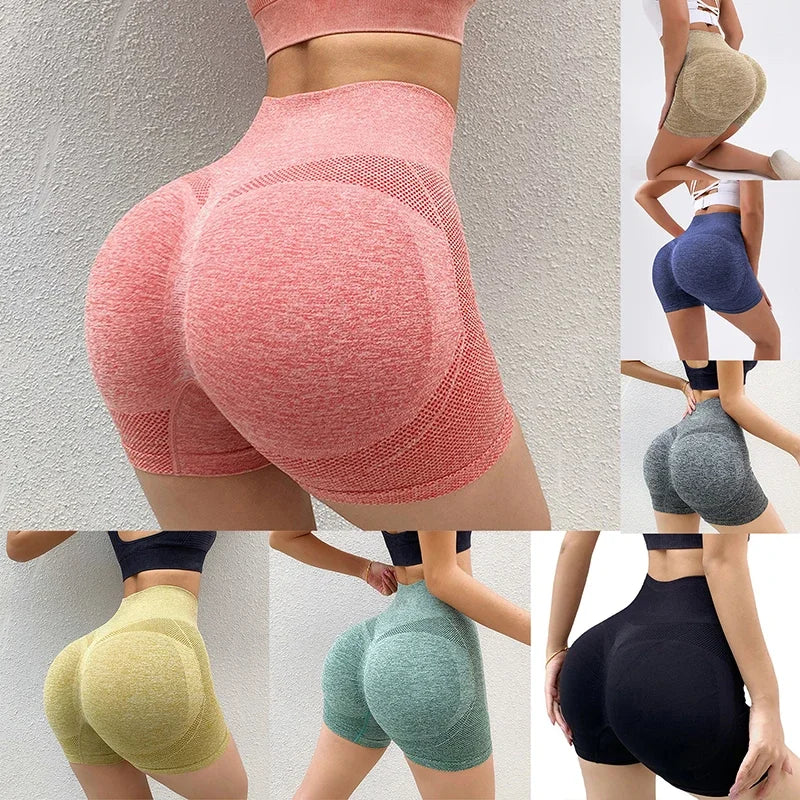 Women's Shorts Exercise Women's New Bike Jogging Fitness High Waist Push Ups Gym Shorts Tight Pants Women's Yoga Clothes