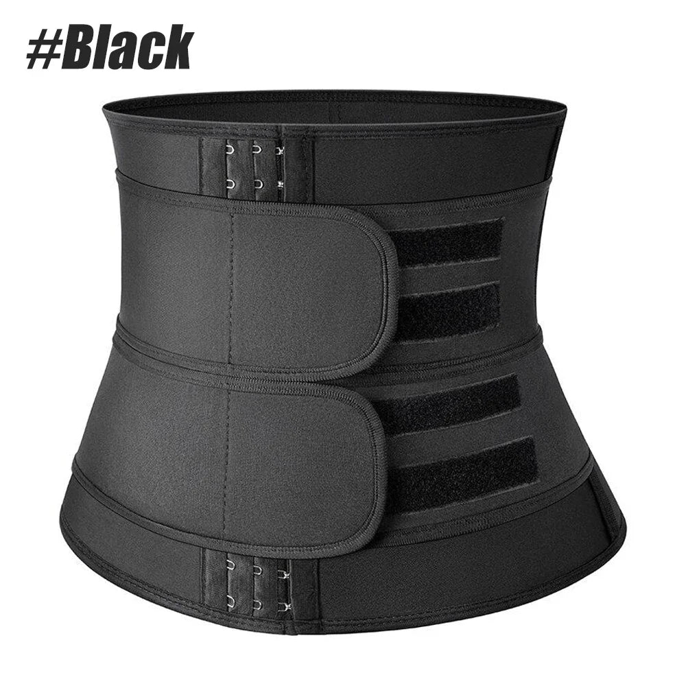 Waist Trainer Corset Belt – Neoprene Sweat Trimmer for Weight Loss & Back Support