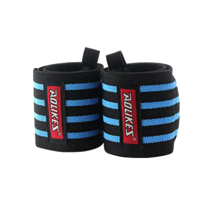 AOLIKES Wrist Wraps – Professional Weightlifting Wrist Support with Thumb Loop (1 Pair)