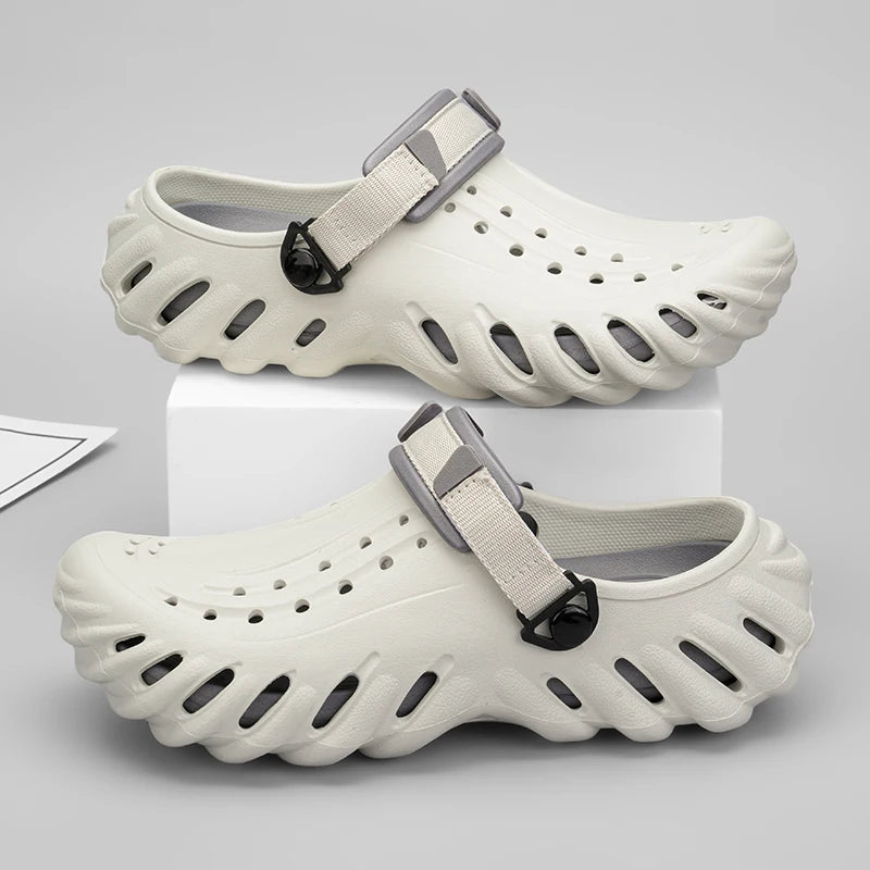 Men's Slip-On Shoes – Lightweight EVA Waterproof Driving Clogs