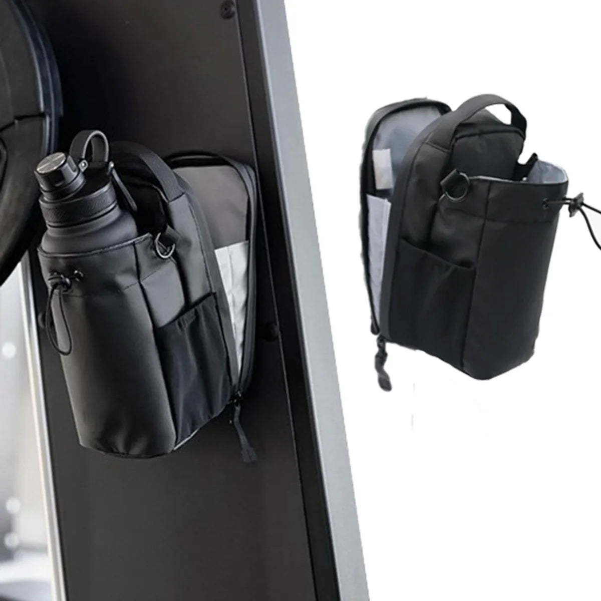 Magnetic Gym Bag – Large Capacity Carrier with Phone Pocket & Water Bottle Pouch