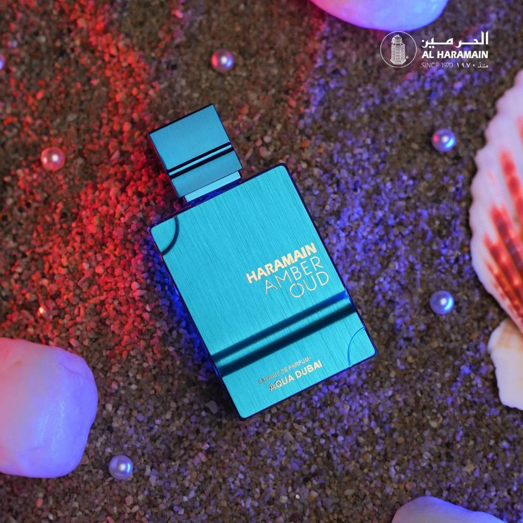 AL HARAMAIN Amber Oud Aqua Dubai Eau de Cologne – Unisex Long-Lasting Fragrance 60ml