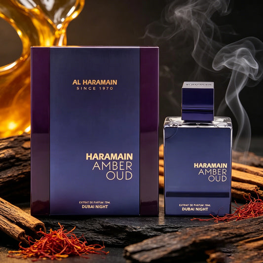 AL HARAMAIN Amber Oud Deep Purple – Luxury Saffron & Sandalwood Night Fragrance