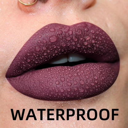 19 colors Matte Velvet Lip Gloss Waterproof Liquid Lipstick Nude Black Lips tint Makeup Lip Glaze Cosmetics Red Lip Stain Beauty