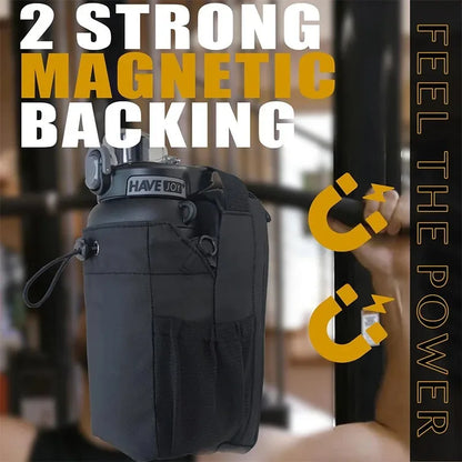 Magnetic Gym Bag – Large Capacity Carrier with Phone Pocket & Water Bottle Pouch