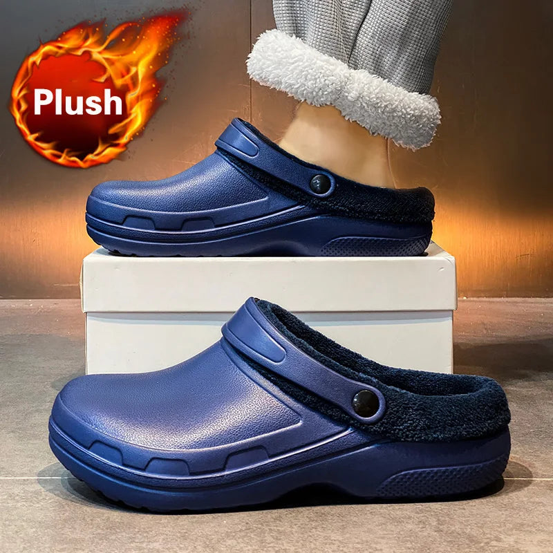 Men's Slip-On Shoes – Lightweight EVA Waterproof Driving Clogs