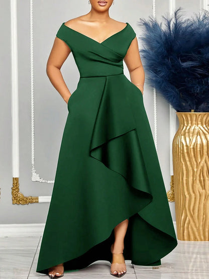 Women's Off Shoulder Maxi Dress