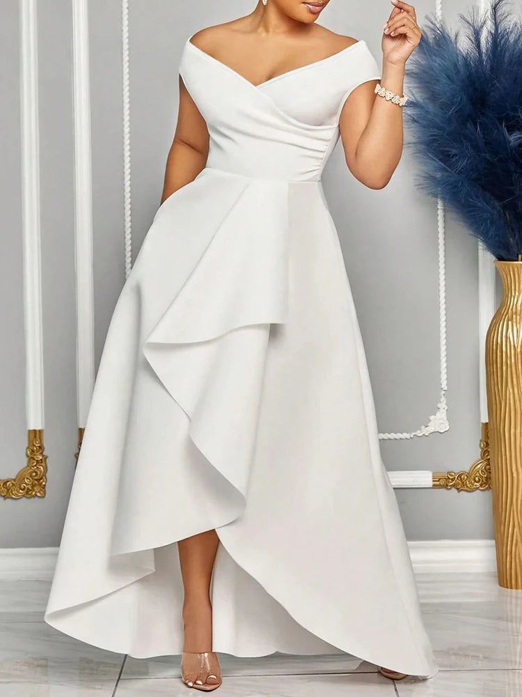 Women's Off Shoulder Maxi Dress