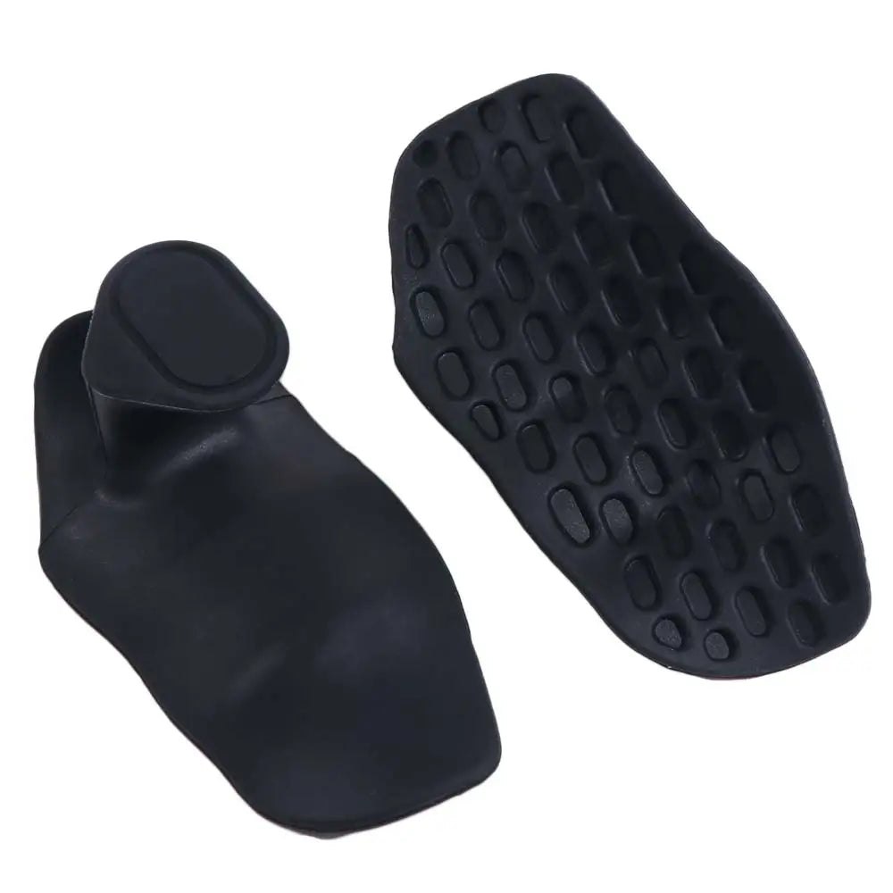 1 Pair Ergonomic Weight Lifting Grips Anti-slip Honeycomb-shaped Workout Gym Gloves Thicken Silicone Silicone Palm Grips