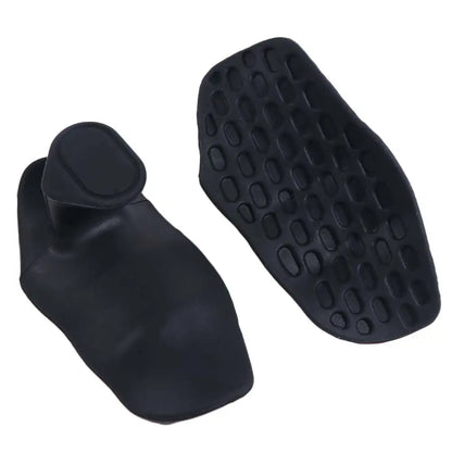 1 Pair Ergonomic Weight Lifting Grips Anti-slip Honeycomb-shaped Workout Gym Gloves Thicken Silicone Silicone Palm Grips