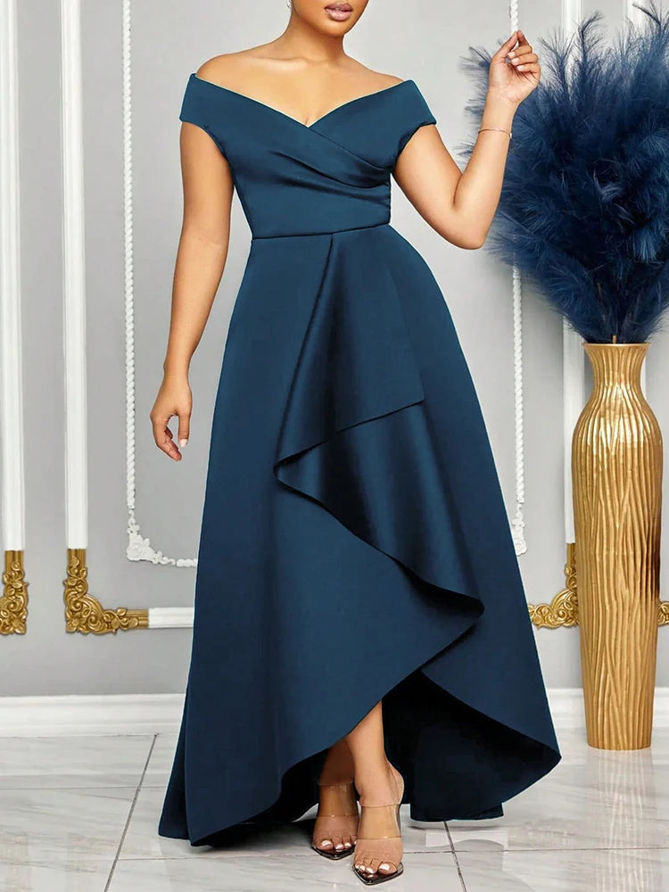 Women's Off Shoulder Maxi Dress